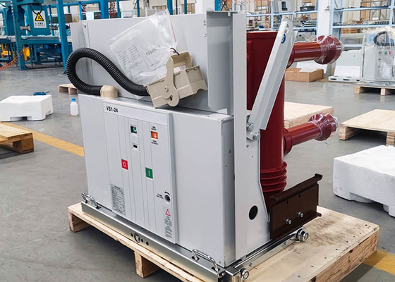 VS1-24 Stootkartype van de reeks Vacuümstroomonderbreker Binnenhoogspanning 24KV
