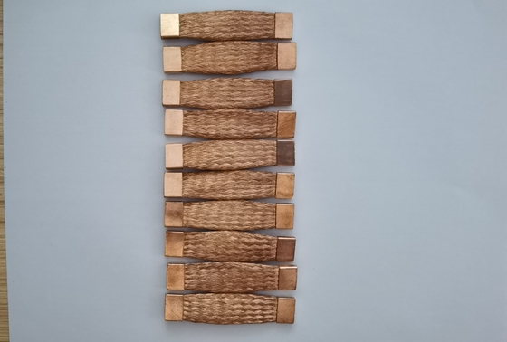 Gevlochten flexibele koperen connector Aangepaste koperen rail CE ISO CCC