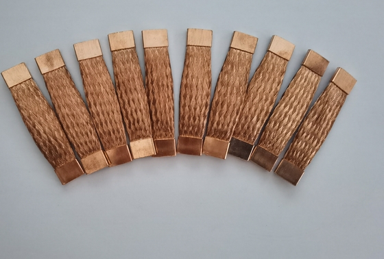 Gevlochten flexibele koperen connector Aangepaste koperen rail CE ISO CCC