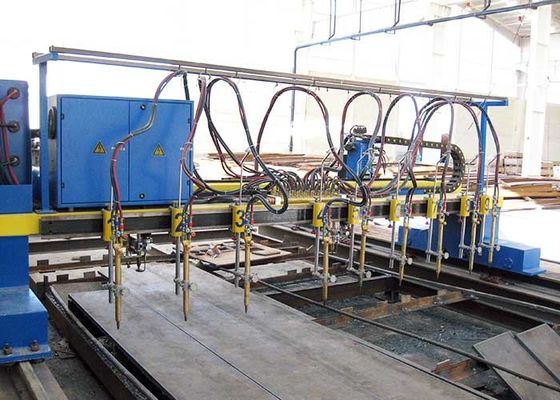 CNC5-4000X12000 brugtype de Snijmachine van de Strookvlam voor h-Straalproductielijn