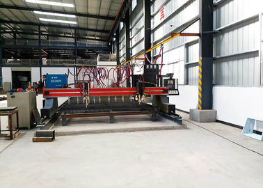 CNC5-4000X14000 brugtype de Vlam van de multi-Hoofdstrook en Plasmasnijmachine
