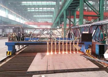 CNC Brugtype Strookvlam en Plasmasnijmachine voor h-Straalproductielijn 3200X10000mm Scherpe Grootte