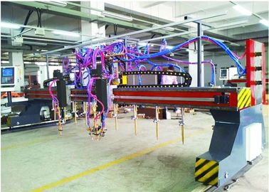 CNC5-5000X14000 brugtype de Vlam van de multi-Hoofdstrook en Plasmasnijmachine 9+1+1